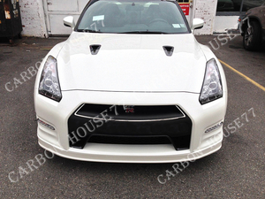 ★NISSAN R35 GTR GT-R カーボン ドアミラー カバー《左右ワンセット》《貼付タイプ》☆.