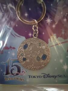 【新品未開封】東京ディズニーシー15周年 スペシャルナイトキーホルダー☆The Year of Wishes☆TDS☆ミッキーマウス