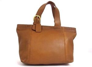COACH オールドコーチ ヴィンテージ レザー ハンドバッグ ブラウン系