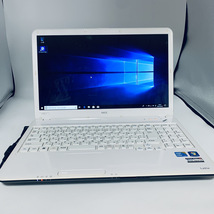 NEC Lavie LS550/C Windows10 intel CORE i5 ノートパソコン PC-LS550CS6W 4GB 電源確認のみ_画像1