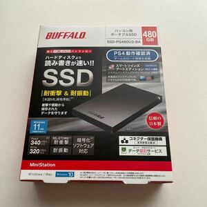 BUFFALO SSD-PG480U3-BA 未開封