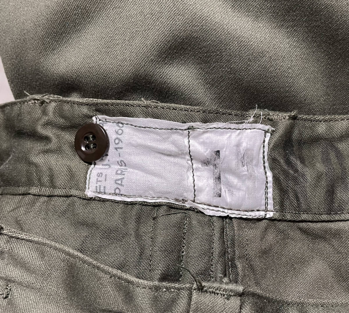 希少 美品 60s フランス軍 パラシュートパンツ 11 空挺部隊 TAP47