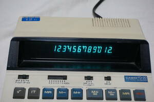 * CASIO Casio * Showa Retro calculator count machine [ FD-20 ]