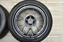 【鍛造品 美品】AGIO COMPETIZIONE 18in 8J +53 9J +43 PCD112 ハンコック ベンタス RS4 225/40R18 265/35R18 VW ゴルフ アウディ A4 S4_画像4