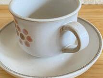 デンビー　ジプシー　カップ＆ソーサー　4客セット　ストーンウェア/DENBY/Gypsy/246_画像7