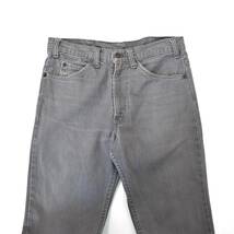 [実寸32/29] 希少 84' Levi's 517 9755 ツイル パンツ グレー リーバイス ブーツカット フレア カツラギ 646 ビンテージ vintage 80s 70s_画像6