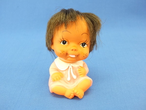 昭和レトロ☆YSC 旧サンリオ ソフビ人形 赤ちゃん 日本製 9.5cm