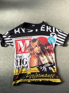 ヒステリックグラマー Hysteric Glamour Tシャツ フリーサイズ 日本製 Made in Japan Daybreak Woman
