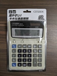 【新品未使用】シチズン CITIZEN DM6005 [ デスクトップ型 電卓 12桁]