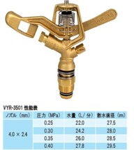 NEWスプリンクラーVYR3501　 （30H　レインバード廃盤　取付口径3/4）_画像2