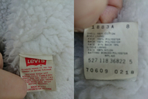 LEVI'S　デニムジャケット　内ボア　Mサイズ Made in USA_画像4