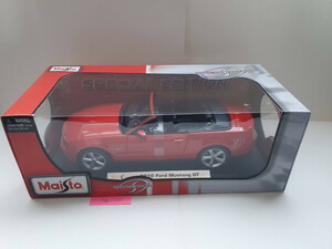 MAISTO 1/18 2010 Ford Mustang GT 未使用品