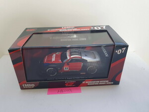 EBBRO 1/43 SUPER GT 500 No.22 MOTUL AUTECH Z TEST CAR BLACK/RED 911 未使用品