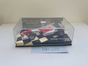 MINICHAMPS 1/43 PANASONIC TOYOTA RACING TF102 M. SALO