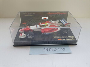 MINICHAMPS 1/43 PANASONIC TOYOTA RACING TF105 Ralf Schumacher 未使用品