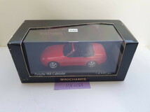 MINICHAMPS 1/43 Porsche 968 Cabriolet 1994 Red_画像1