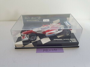 MINICHAMPS 1/43 PANASONIC TOYOTA RACING TF104 O. PANIS 未使用品