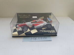 MINICHAMPS 1/43 PANASONIC TOYOTA RACING F1 PRESENTATION 2003 C. DA MATTA 未使用品