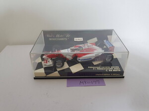 MINICHAMPS 1/43 PANASONIC TOYOTA RACING F1 PRESENTATION 2003 C. DA MATTA 未使用品