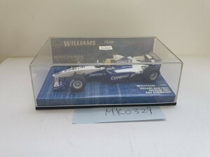 MINICHAMPS 1/43 WILLIAMS BMW FW22 SHOWCAR 2001 RALF SCHUMACHER 未使用品