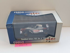 EBBRO 1/43 THREE BOND DALLARA F303 Formula 3 SILVER 552