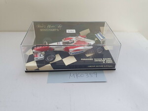 MINICHAMPS 1/43 PANASONIC TOYOTA RACING F1 SHOWCAR 2004 O. PANIS 未使用品