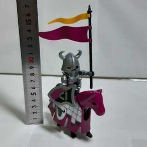  Play Mobil knight Night horse 4436 purple warrior figure toy toy middle .