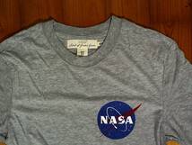 ★エイチ＆エム【H＆M★L.O.G.G.】『NASA』プリント 半袖Tシャツ XS グレー　灰色_画像3