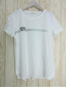 K.T KIYOKO TAKASE/ケーティー キヨコタカセ：半袖Tシャツ カットソー ホワイト サイズ11 レディース/中古/USED