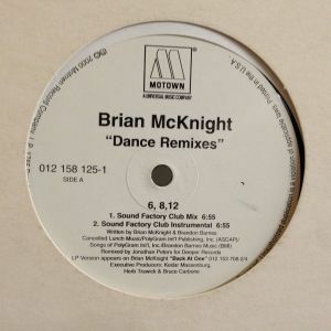 12inchレコード BRIAN McKNIGHT / 6,8,12 (DANCE REMIXES)