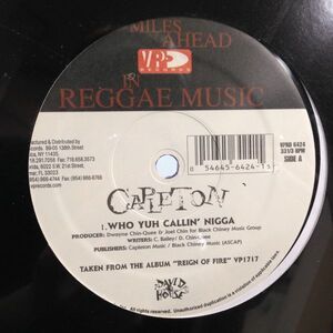 12inchレコード CAPLETON / WHO YUH CALLIN' NIGGA (KOPA) (未開封)