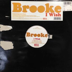 12inchレコード　BROOKE / I WISH