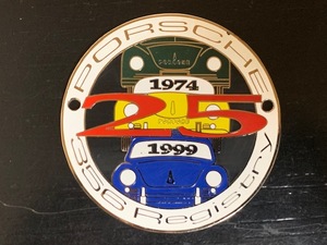  Porsche 356 resist Lee 25 anniversary commemoration grill badge car badge rare 