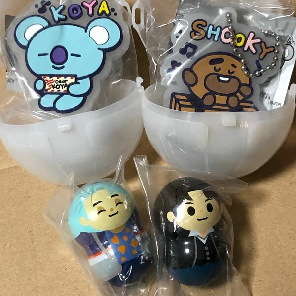 BTS BT21 ラバーマスコット　クーナッツ　セット