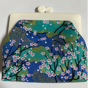 ハンドメイド がま口 ポーチ 小物入れ