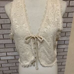 BEGUM 刺繍レースベスト LLサイズ 新品