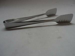  immediately successful bid cake tongs punt ng210mm 18-8 stainless steel tongs extra-large new goods unused punt ng daily dish tongs salad tongs new goods 