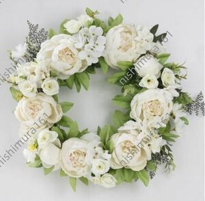  hand made * white .. lease * artificial flower * wall decoration * entranceway lease * party for *