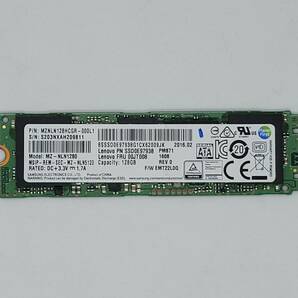 【M.2 SSD128GB】★Samson　サムソン★（管：CW3-SS-209811）■MZ-NLN1280■動作確認済み　フォーマット済み 