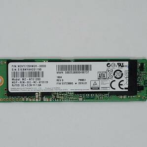 【M.2 SSD128GB】★Samson　サムソン★（管：CW3-SS-201190）■MZ-NTE1280■動作確認済み　フォーマット済み 