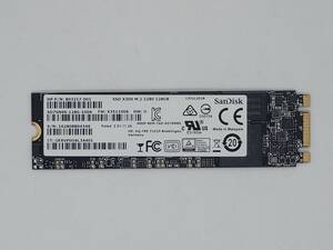 【M.2 SSD128GB】★サンディス SanDisk ★(管:CW3-SD-804346)■SD7SN6S-128G-1006 ■動作確認済み フォーマット済み