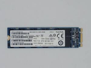 【M.2 SSD256GB】★サンディスク SanDisk★(管:CW3-SD-433974)■SD8SN8U-256G-1006■動作確認済み フォーマット済み