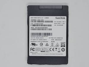 【SSD128GB】★サンディスク SanDisk★(管:CW3-SD-423584)2.5インチ SD8SB8U-128G-1001■6Gb/s フォーマット済み