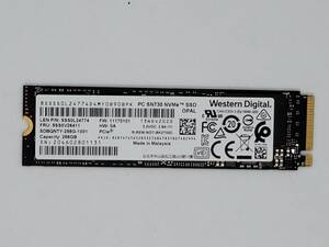 【高速SSD m.2 NVMe 256GB】Western Digital(管:CW3-WD-801131)SDBQNTY-256G-1001 動作確認済み フォーマット済み
