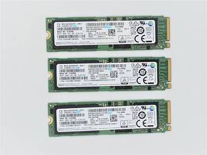 【3個セット・高速SSD m.2 NVMe 256GB】Samsung サムスン(管:CW3-SS-3S5)MZ-VLW2560 動作確認済み フォーマット済み