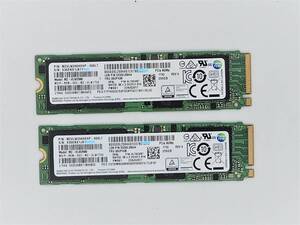 【2個セット・高速SSD m.2 NVMe 256GB】Samsung サムスン(管:CW3-SS-2S2)MZ-VLW2560 動作確認済み フォーマット済み