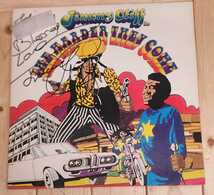 直筆サイン サイン入り Jimmy Cliff in THE HARDER THEY COME レコード レゲエ MLPS-9202 ジミー・クリフ 美品 当時物_画像1