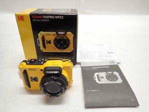 Kodak コダック コンパクトデジタルカメラ PIXPRO WPZ2 イエロー 防水15m/耐衝撃2m 元箱/説明書/保証書付き ∬ 65DF8-8