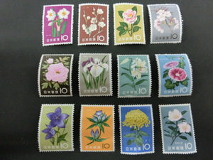 *D-68044-45 stamp flower series ...... etc. 12 kind . rose 12 sheets 