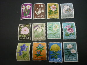 *D-61082 stamp flower series ...... etc. 12 kind . rose 12 sheets 